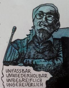 Oskar Gröning (Zeichnung: urian)