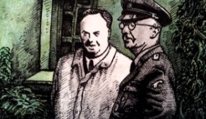 Himmelreich Hirn Kersten und Himmler (Zeichnung: urian)