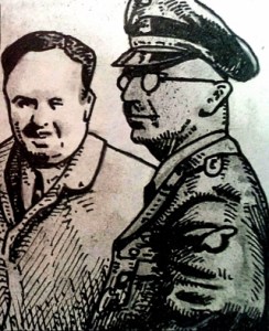 HIMMELREICH HIRN Kersten und Himmler (Zeichnung: urian)