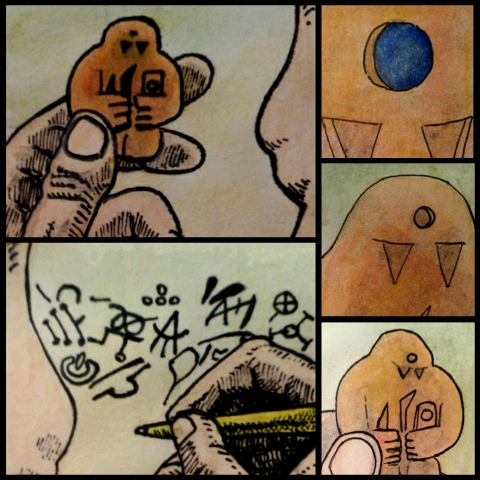 Golem (Zeichnung: urian)