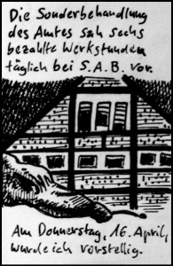 Maske des Marat (Zeichnung: urian)