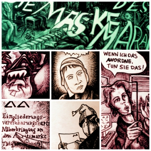 Maske des Marat (Zeichnungen: urian)