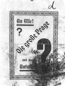 blutiges Flugblatt (Foto: urian)