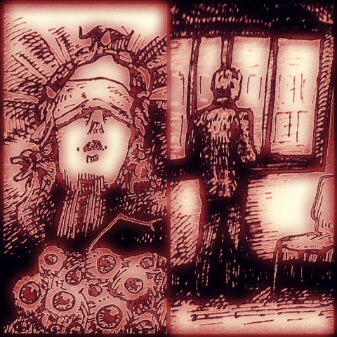 Amtsgericht Stade vor Saal 109 (Zeichnung: urian)