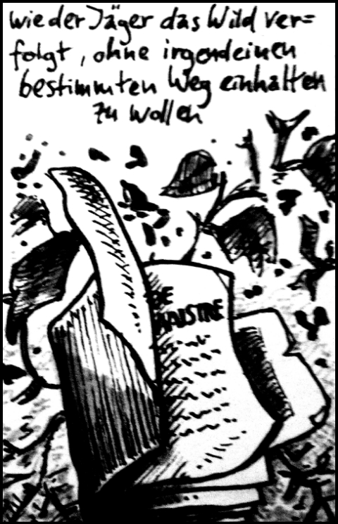 Jagdgedanken (Zeichnung: urian)