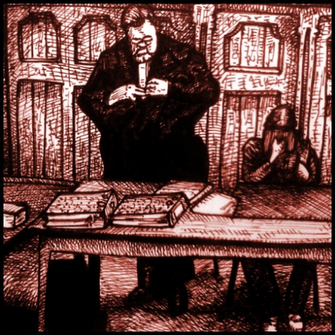 Gerichtssaal Stade (Zeichnung: urian)