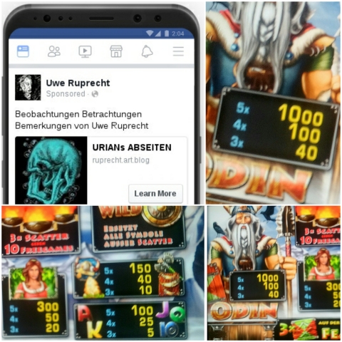 facebook als Spielautomat (Foto/Collage: urian)