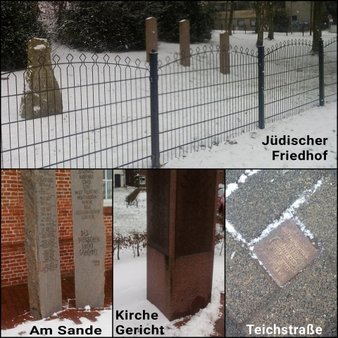 Gedenkstellen des Nationalsozialismus in Stade (Fotos: urian)