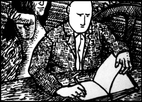 Notizbuch des Tagediebs (Zeichnung: urian)