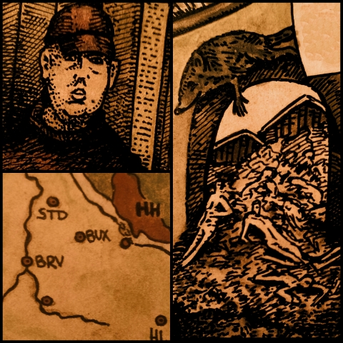 Neonazis in Niederdeutschland (Illustration: urian