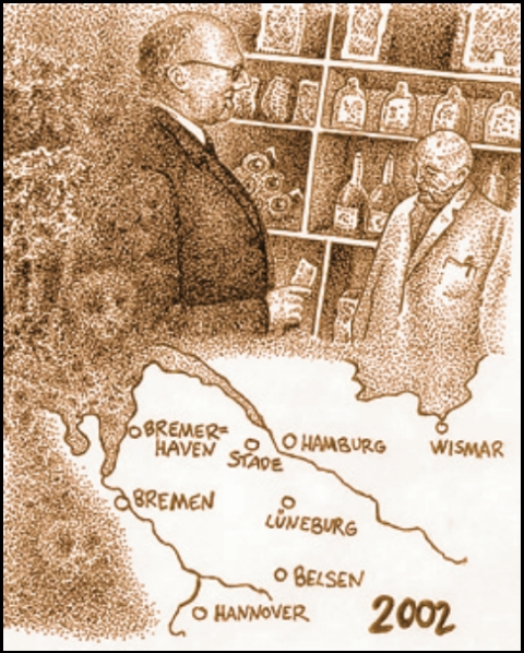 Gustav Wolters Ehrung (Zeichnung: urian)