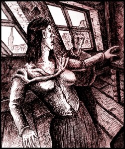 Rosenkrieg (Zeichnung: utian)