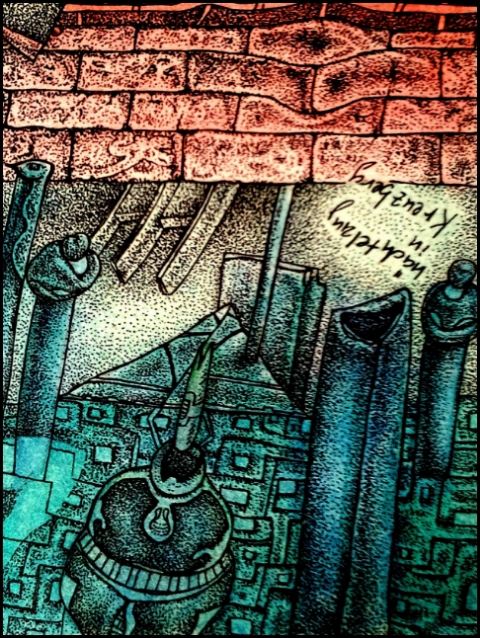 Berlin-Kreuzberg (Zeichnung: urian)