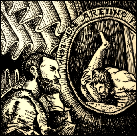 Pietro Aretino (Zeichnung: urian)