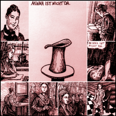 Minna ist nicht da (Zeichnung: urian)
