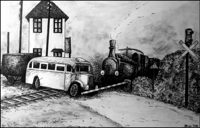 Bahnmeester Dod (Zeichnung: urian)