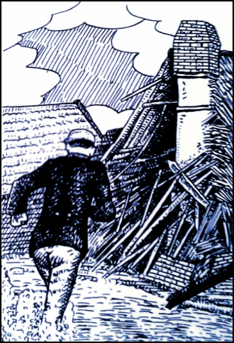 Februarflut 1825 (Zeichnung: urian