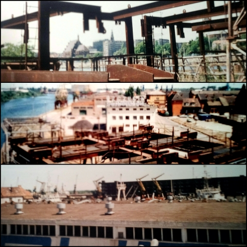 Hafeninsel (Lastadie) Szczecin 1992 (Fotos: urian)