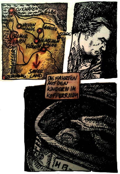 Marc H.s Rundfahrten zwischen Nordseeküste und Sauerland(Zeichnung: urian)