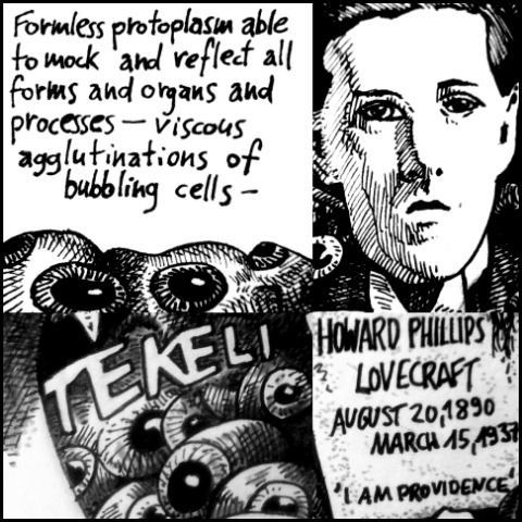 H. P. Lovecraft (Zeichnung: urian)