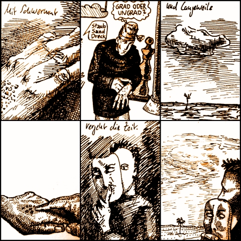 Büchners Kopf (Zeichnung: urian)