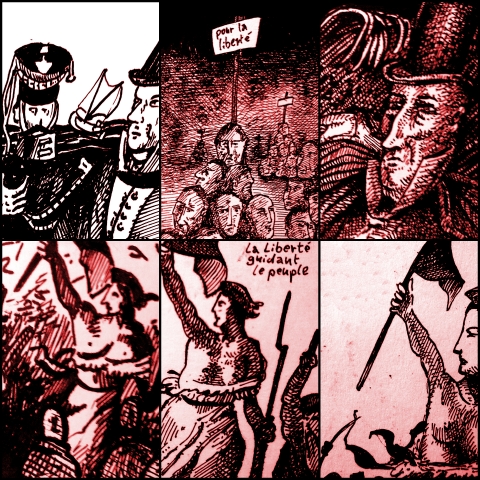 Paris 1830 (Zeichnung: urian