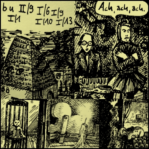 Büchners Kopf (Zeichnung: urian)