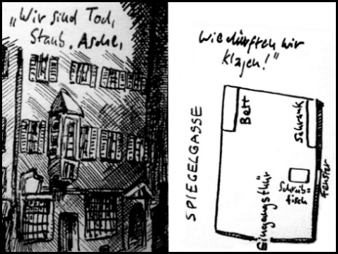 Büchners Kopf (Zeichnung: urian)