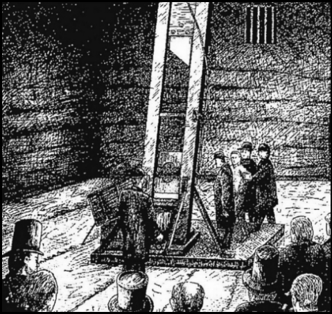 Hinrichtung in Stade (Zeichnung: urian)