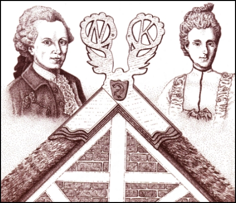 Lessings Heirat in Jork (Zeichnung: urian)