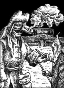 Pestärzte (Zeichnung: urian)