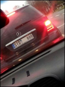 Autokennzeichen 666 (Foto: urian)