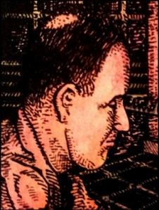 Sigmund Rascher (Zeichnung: urian)