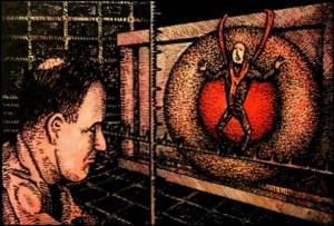 Raschers Menschenversuche (Zeichnung: urian)