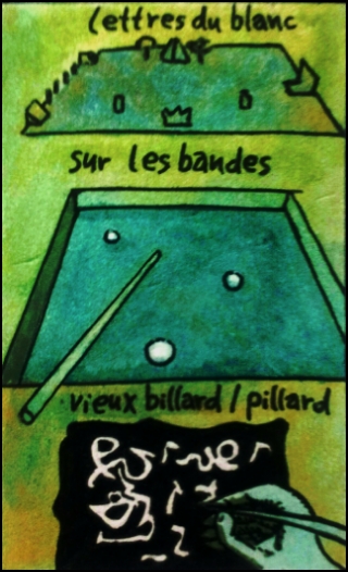 billard – pillard Raymond Roussel (Zeichnung: urian)