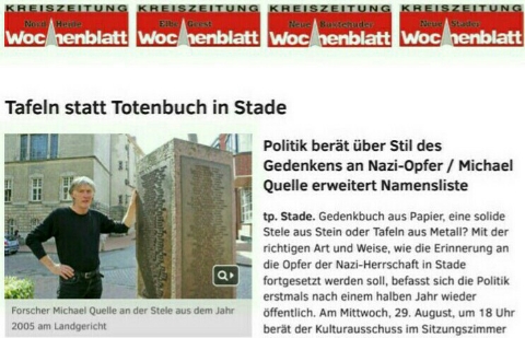 screenshot Kreiszeitung Wochenblatt Stade