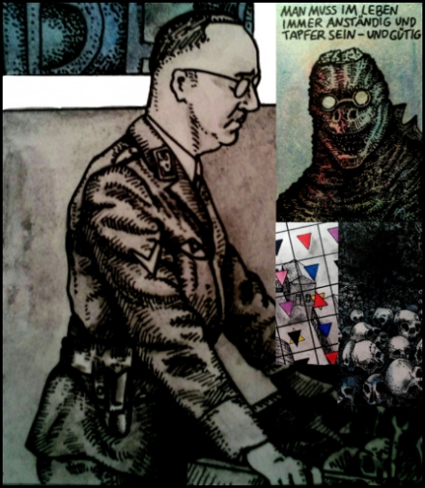 Heinrich Himmlers Anstand (Zeichnung: urian)