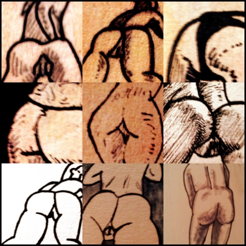 Hinterbacken (Zeichnungen: urian)