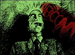 Absturzstelle (Zeichnung: urian)