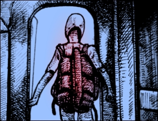 Absturzstelle (Zeichnung: urian)