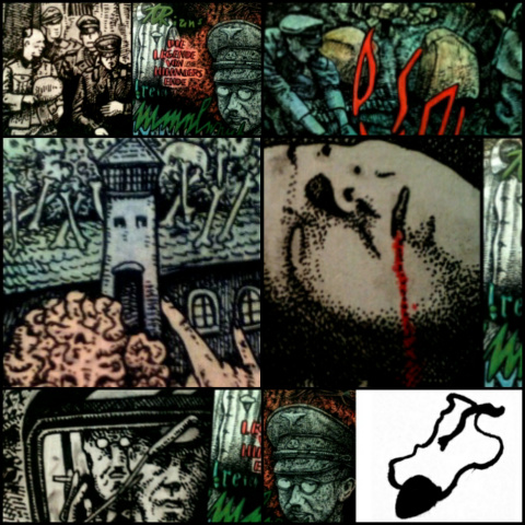 Heinrich Himmlers letzte Tage (Zeichnungen: urian)