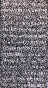 Mahnmal auf dem Seelhorster Friedhof (Foto: urian)