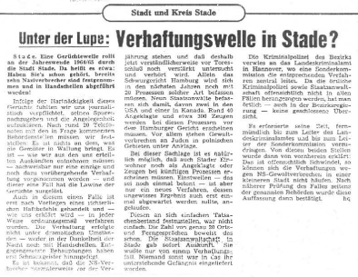 Stader Tageblatt 1965