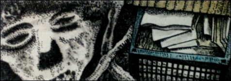 Himmler in der Kiste (Zeichnung: urian)