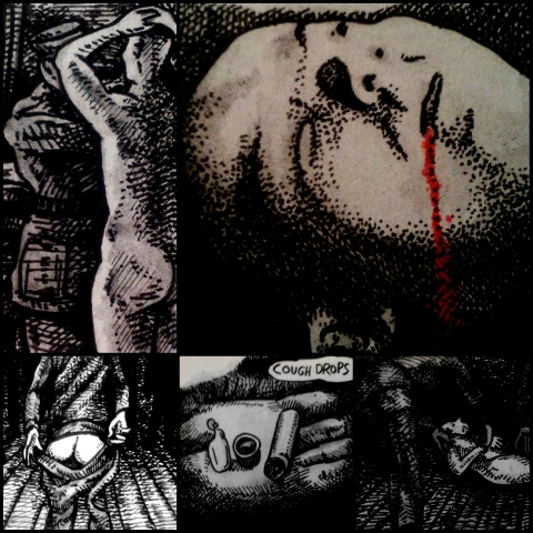 Himmler in Lüneburg (Zeichnungen: urian)