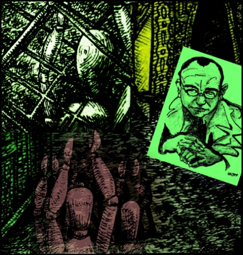 Carl Einstein: Bebuquin (Illustration: urian)