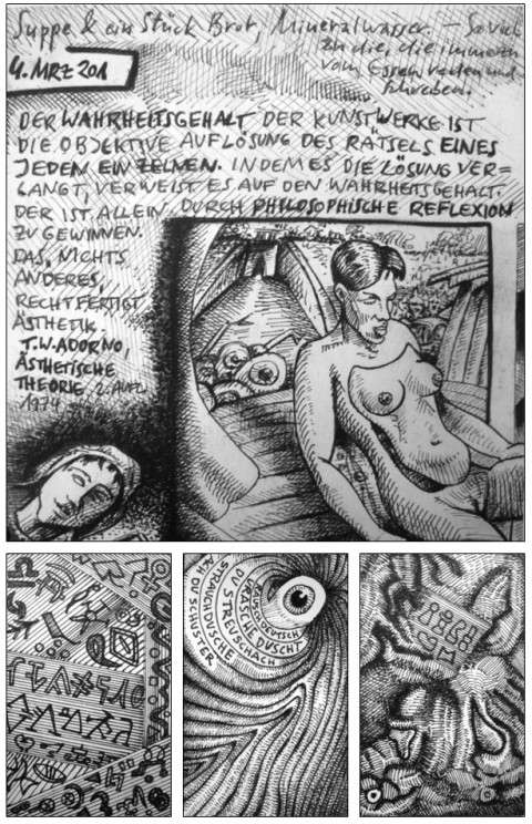 Aus dem Stundenbuch eines Taugenichts (Zeichnung: urian)