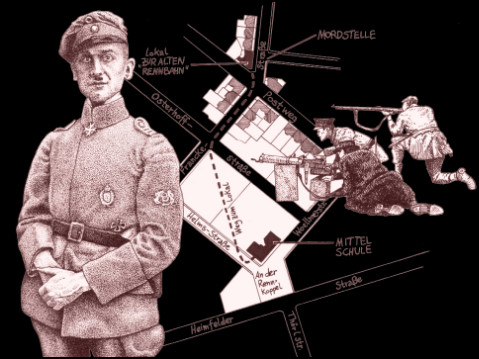 Kapp-Putsch Hamburg / Harburger Blutmontag (Zeichnung: urian)