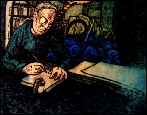 Recherche à Roussel (Zeichnung: urian)