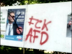 AfD Plakate Buxtehude (Foto: urian)